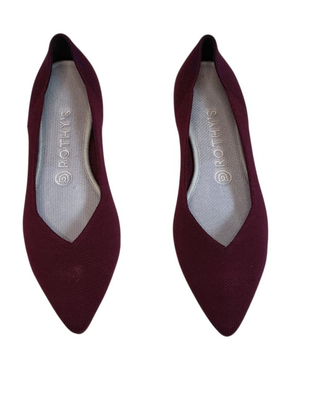 Rothy's Women's Aubergine Merino Point Flats  Size 8.5